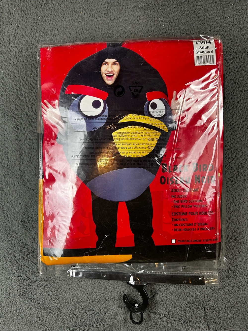 Angry Birds Black Bird Bomb Costume Adult Standard Rovio Entertainment 904